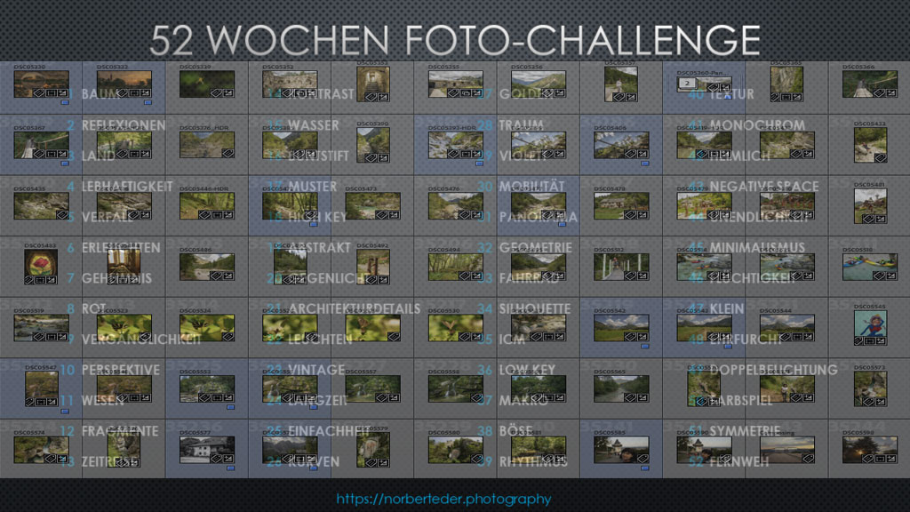 52 Wochen Foto-Challenge 2024