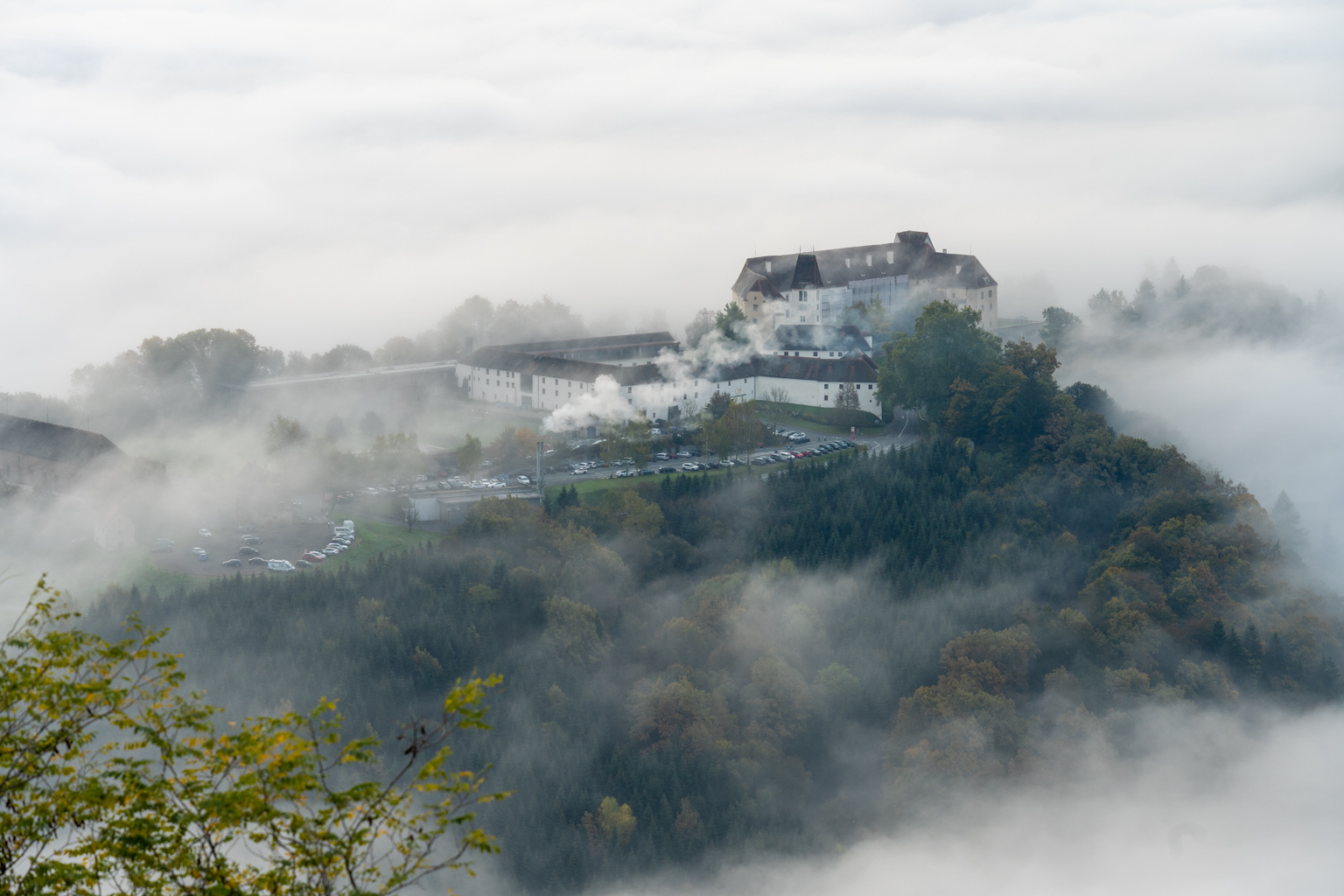 Im Nebelmeer, verzauberte Landschaft